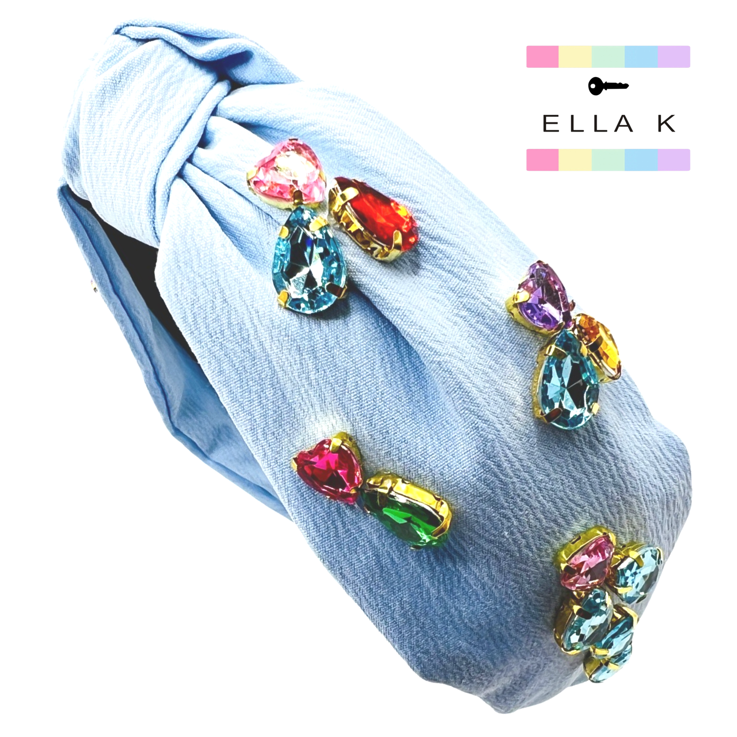 Teardrop Headband - Sky Blue