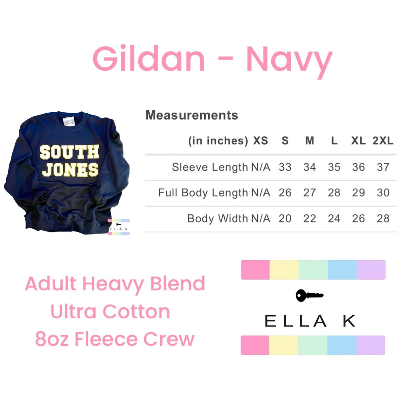 South Jones Varsity Sweatshirt - Navy