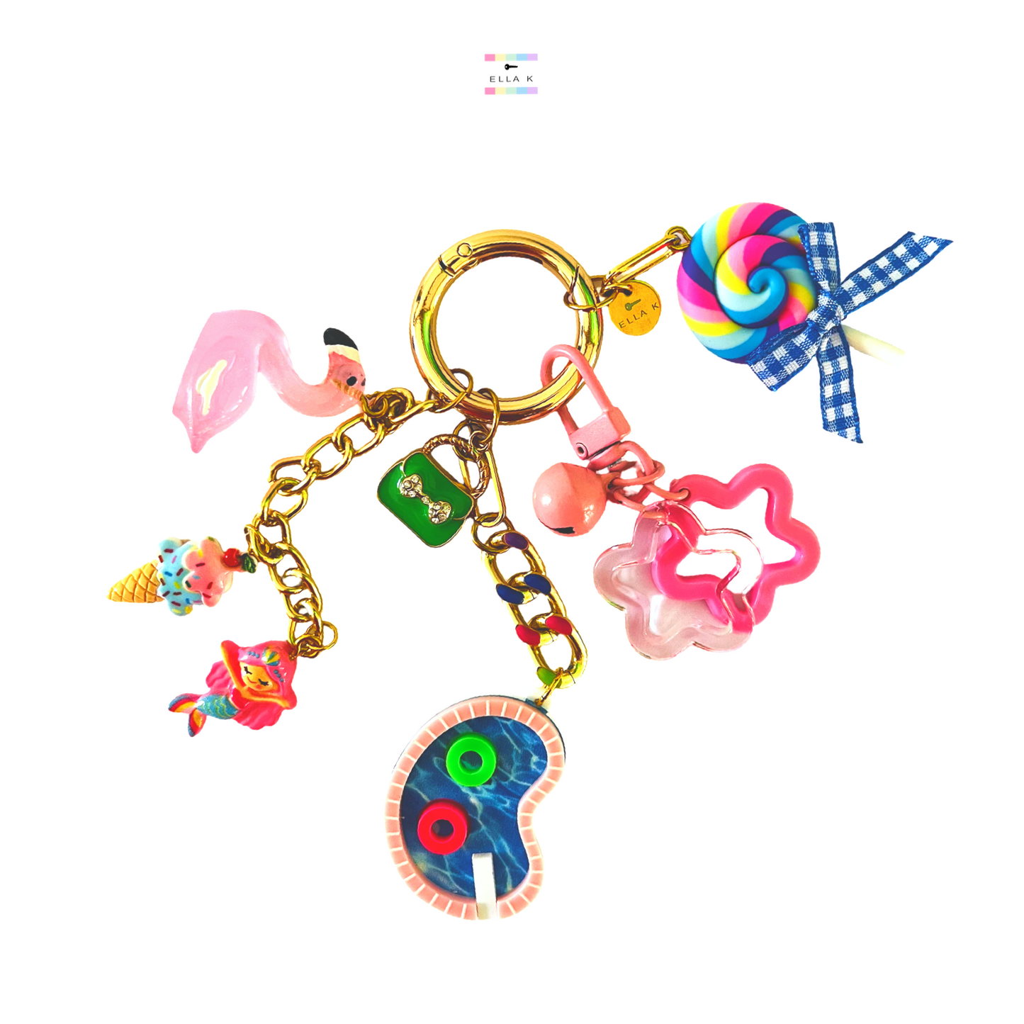 Poolside Paradise Bag Charm