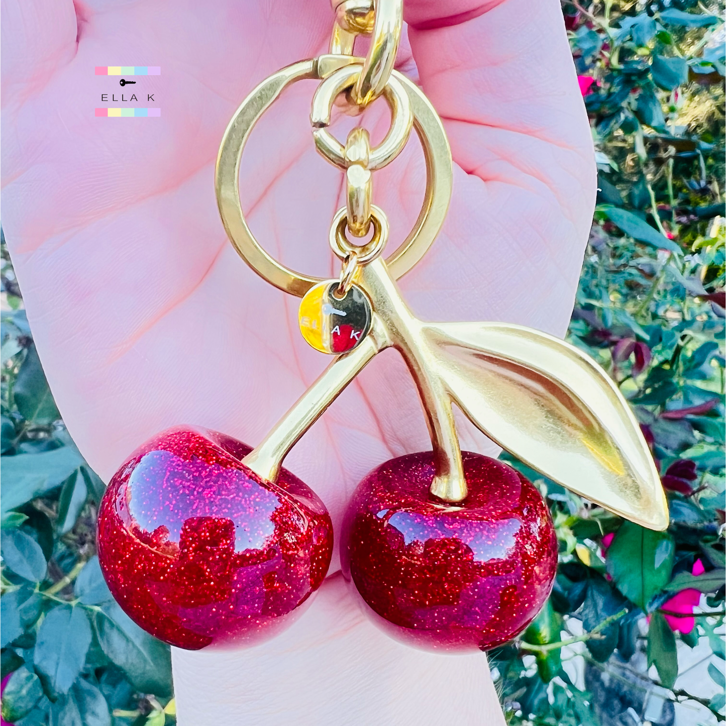 XL Cherry Bag Charm