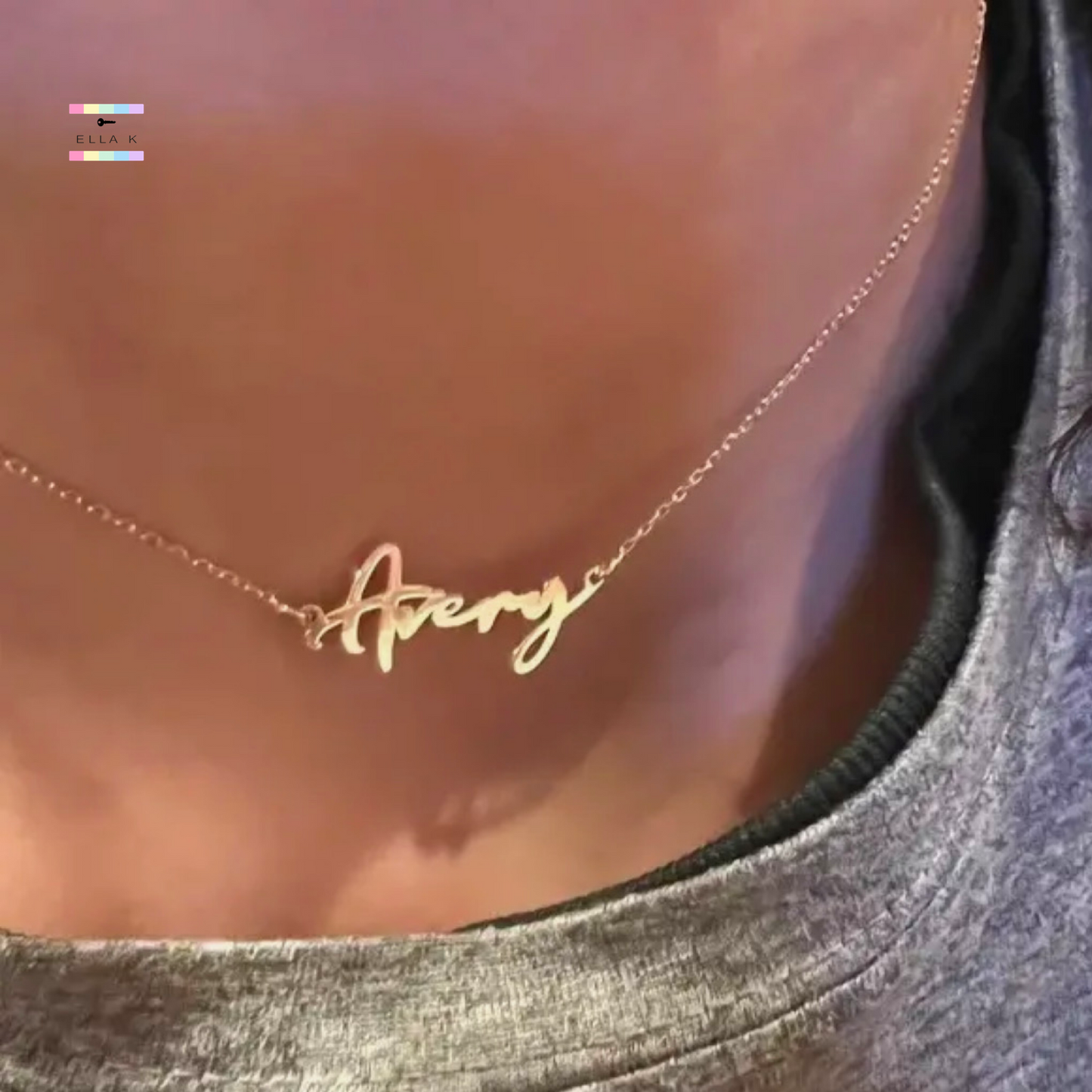 The Original Dainty Choker Name Necklace