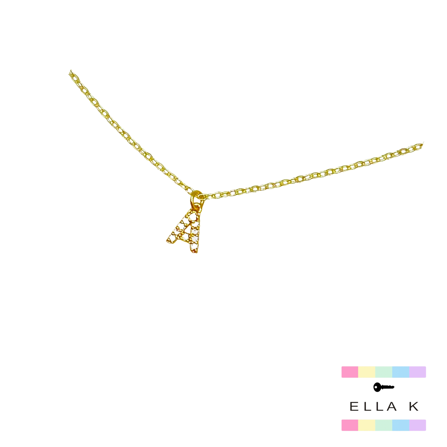 Ella Mini Initial Necklace