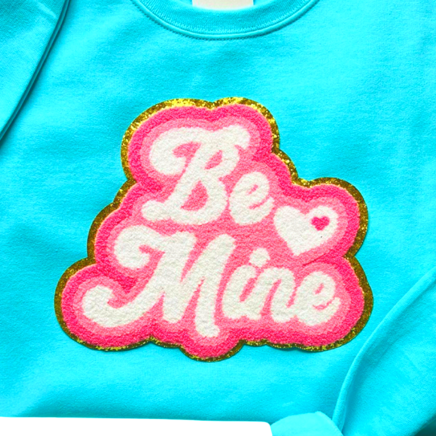 Be Mine Scuba Blue Sweatshirt