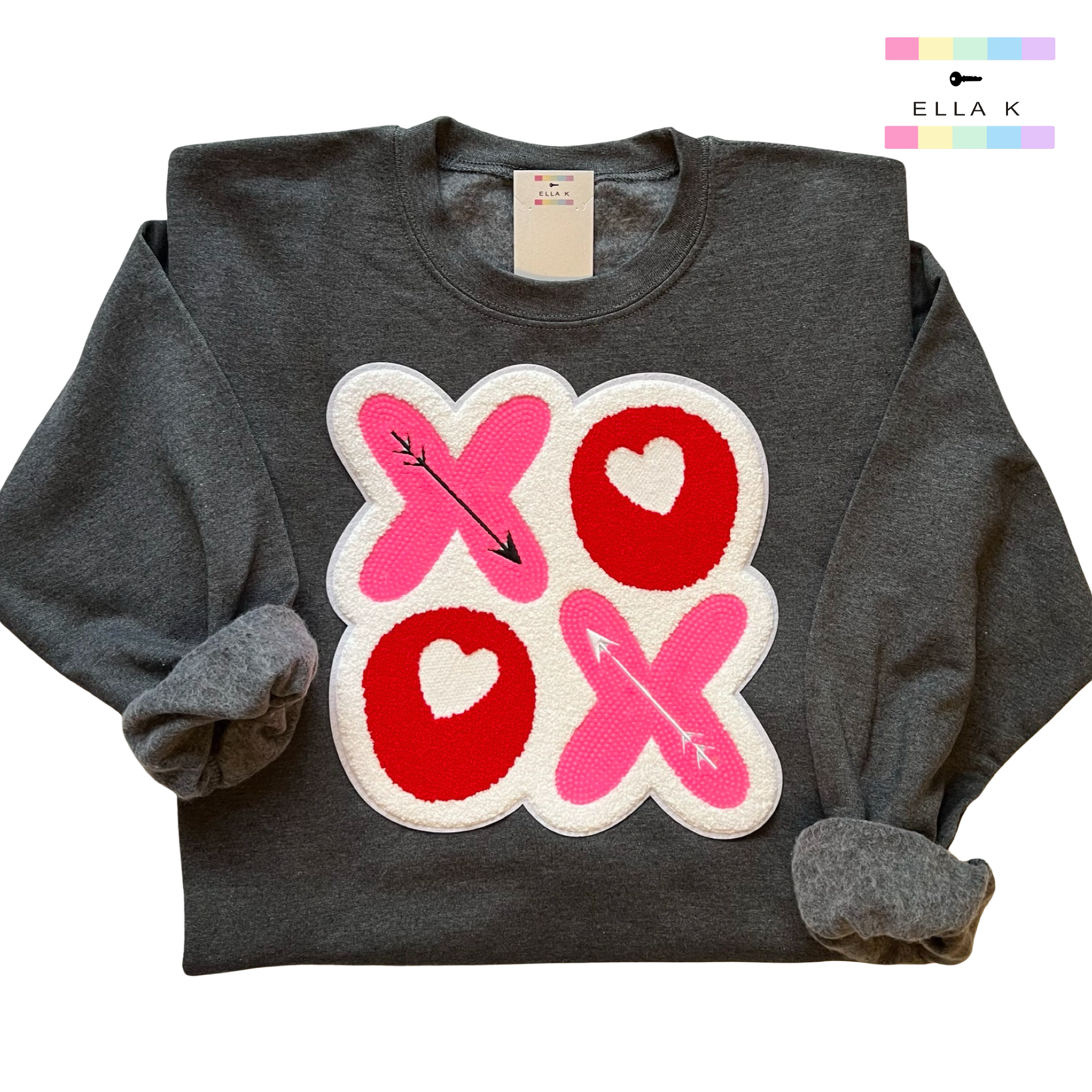 XOXO V-Day Dark Heather Sweatshirt