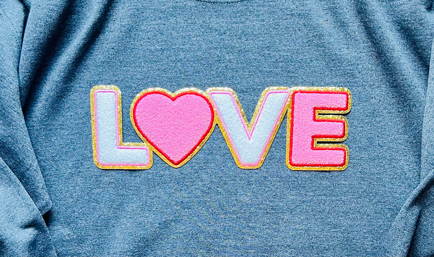 Love Letters Sweatshirt - Dark Heather