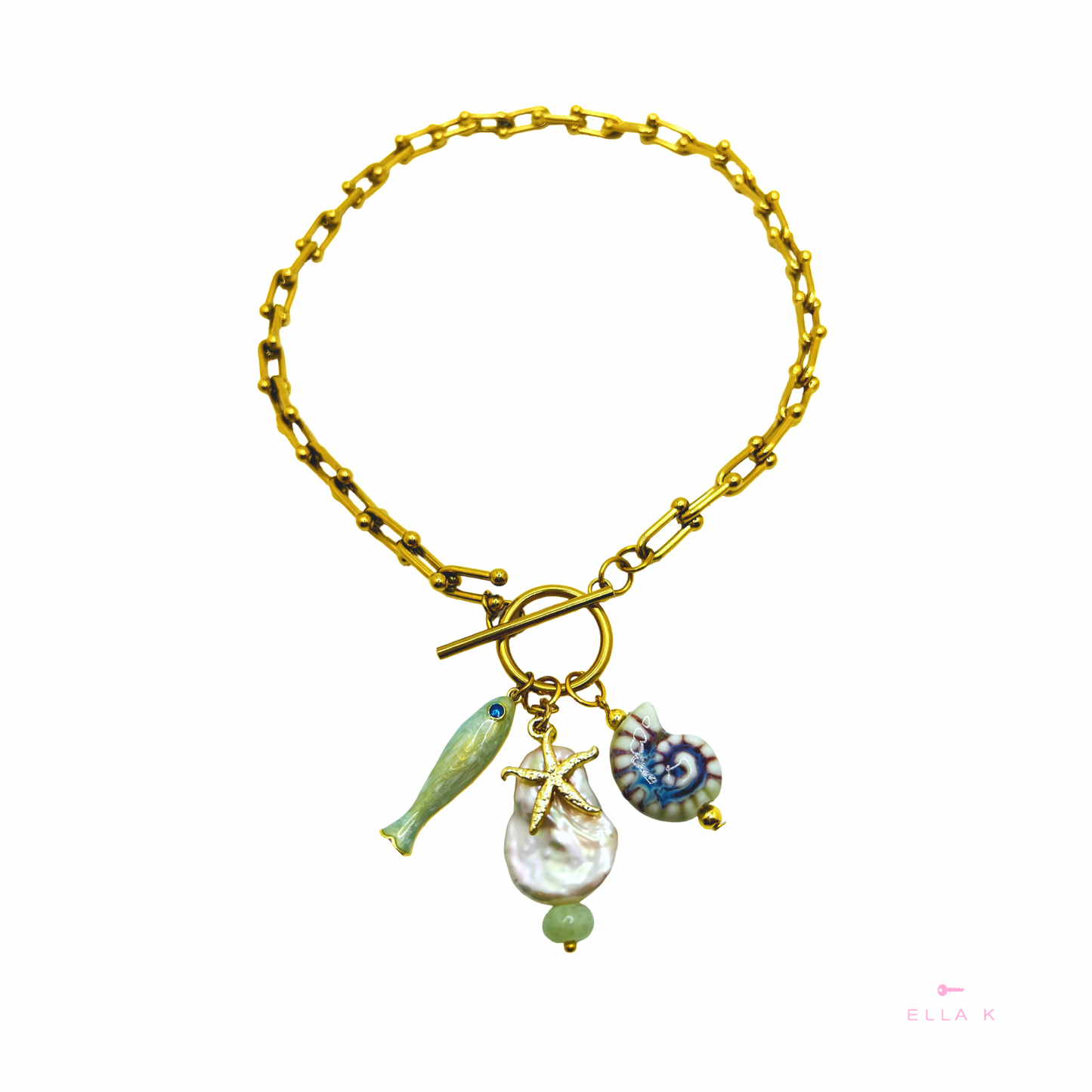 Kiwi Cove Charm Necklace