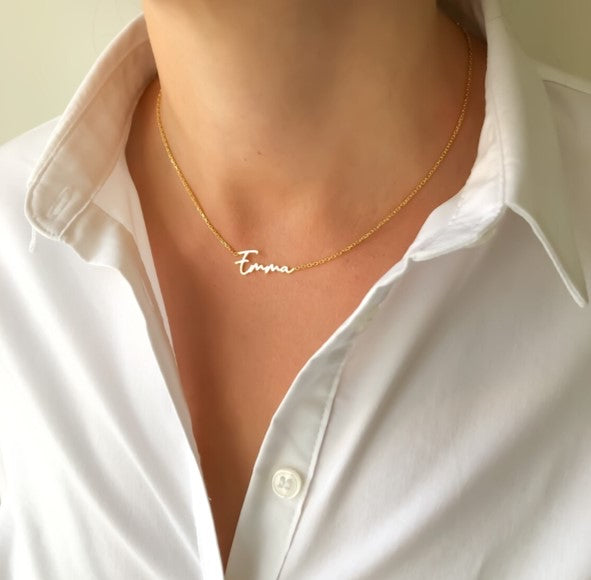 The Original Dainty Choker Name Necklace