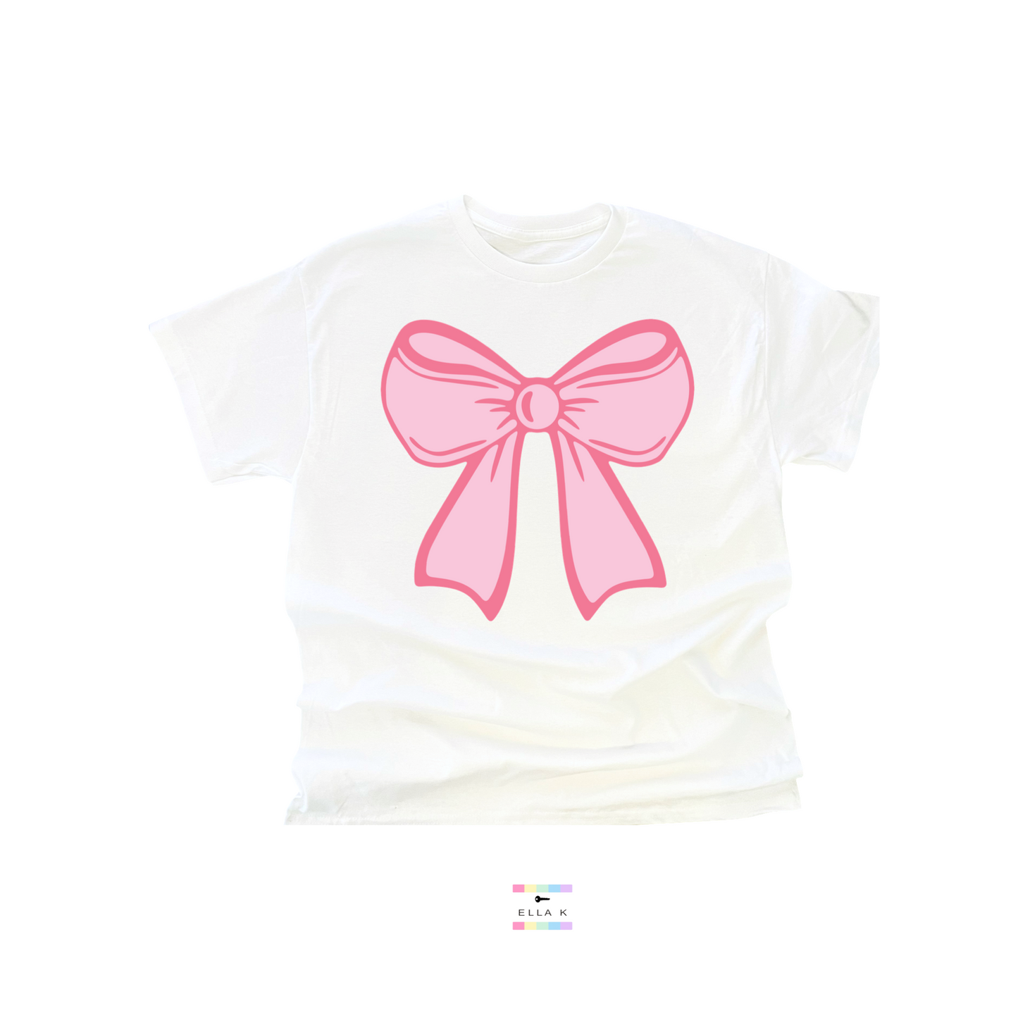 Pretty In Pink Coquette Bow Tee