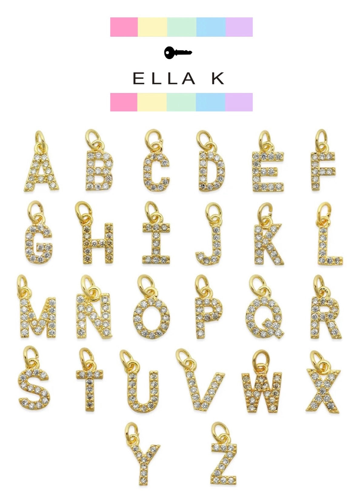 Ella Double Mini Initial Necklace
