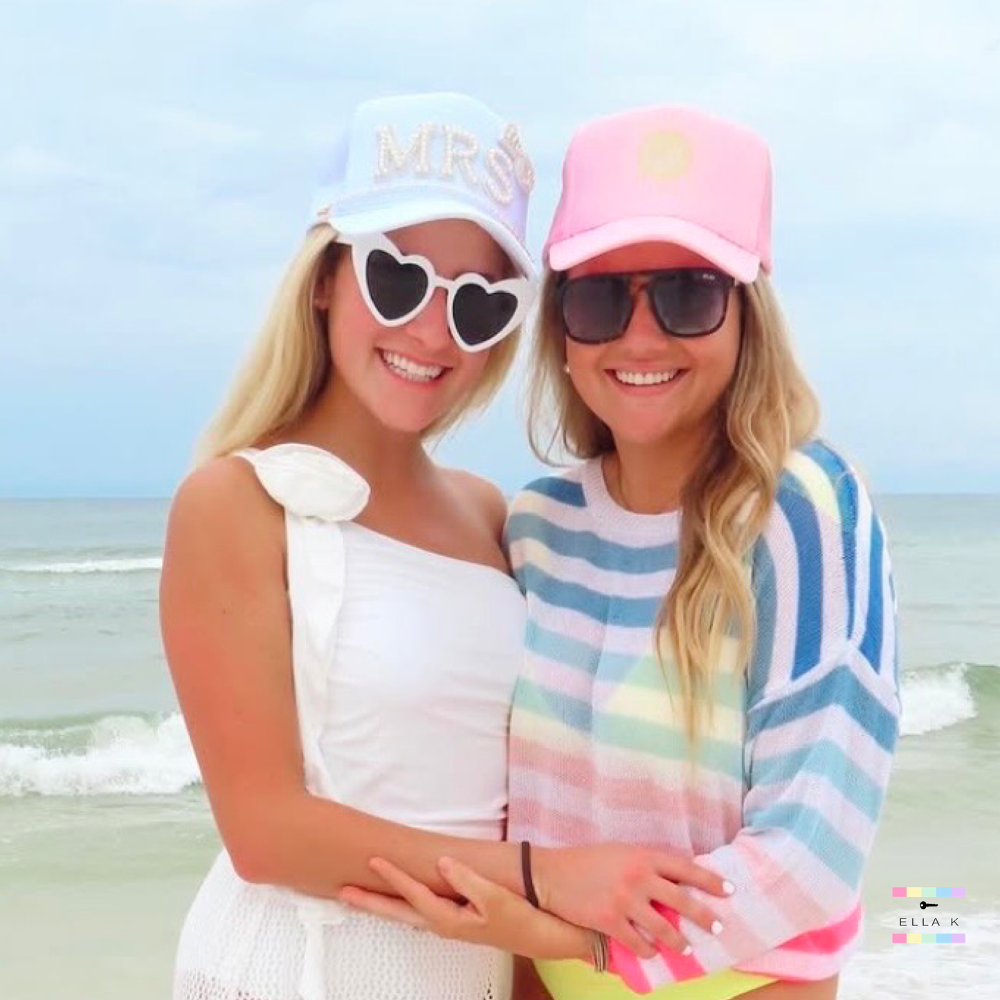 Mrs Bride To Be Pearl Trucker Hat