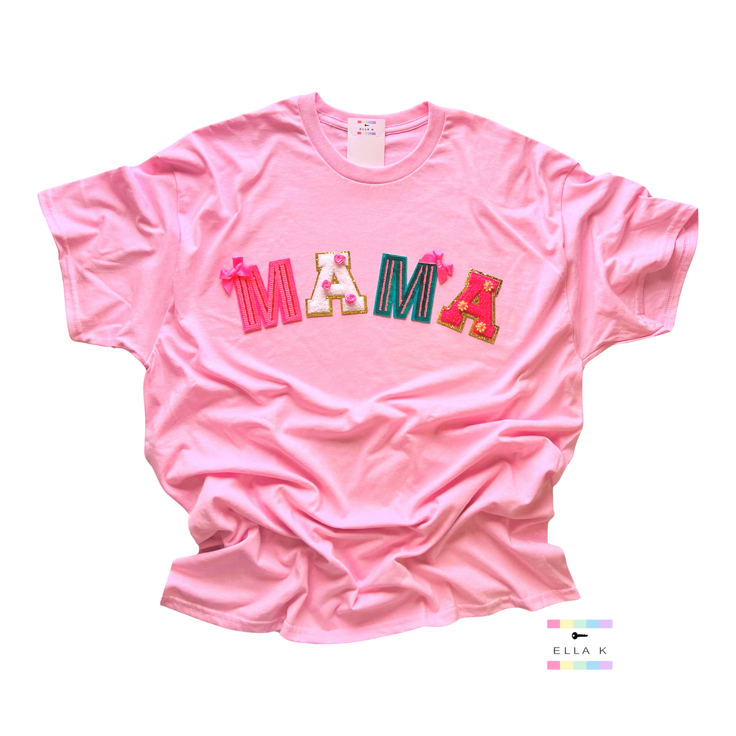 Mama Coquette Bow & Flowers Tee