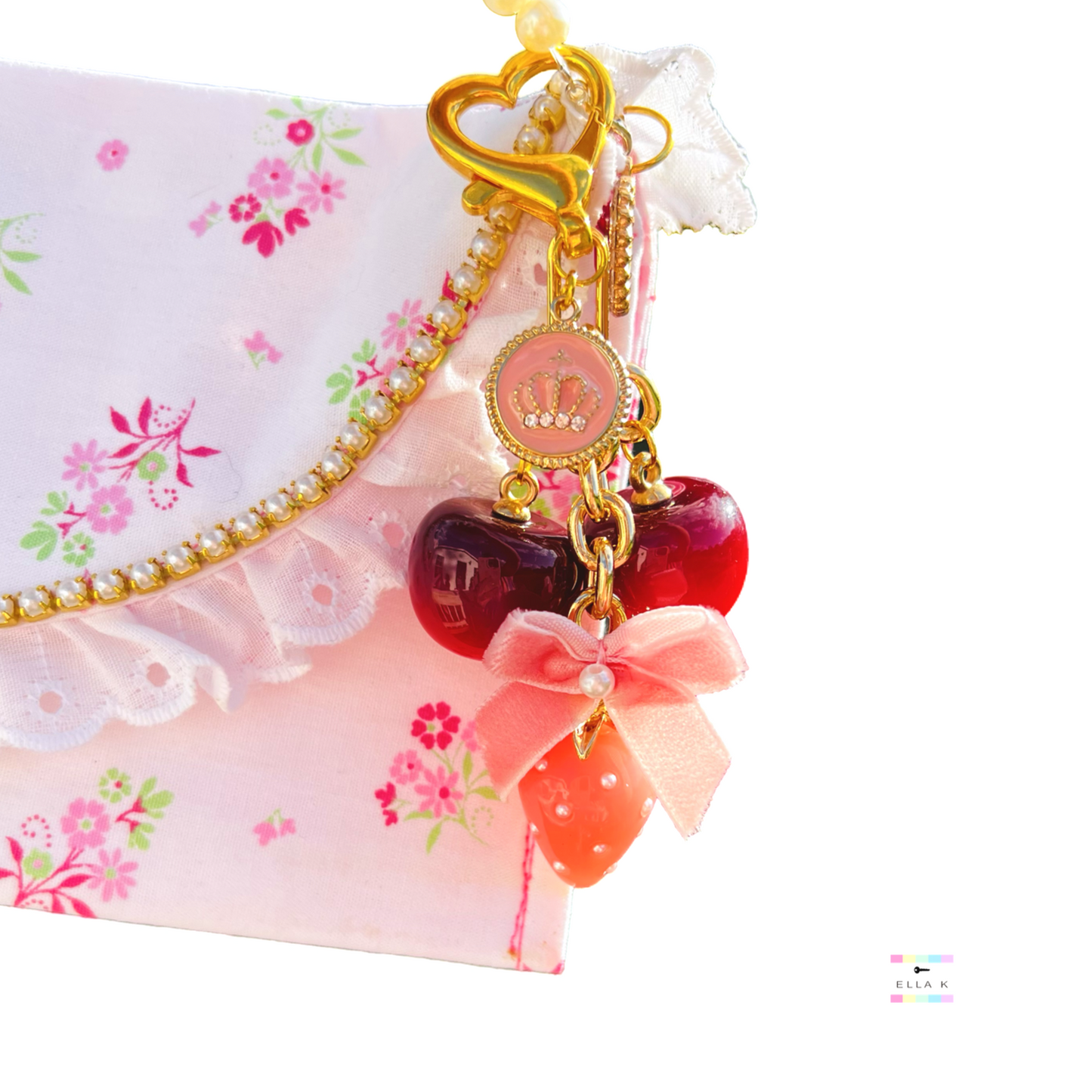 Crown Orchard Coquette Bow Bag Charm