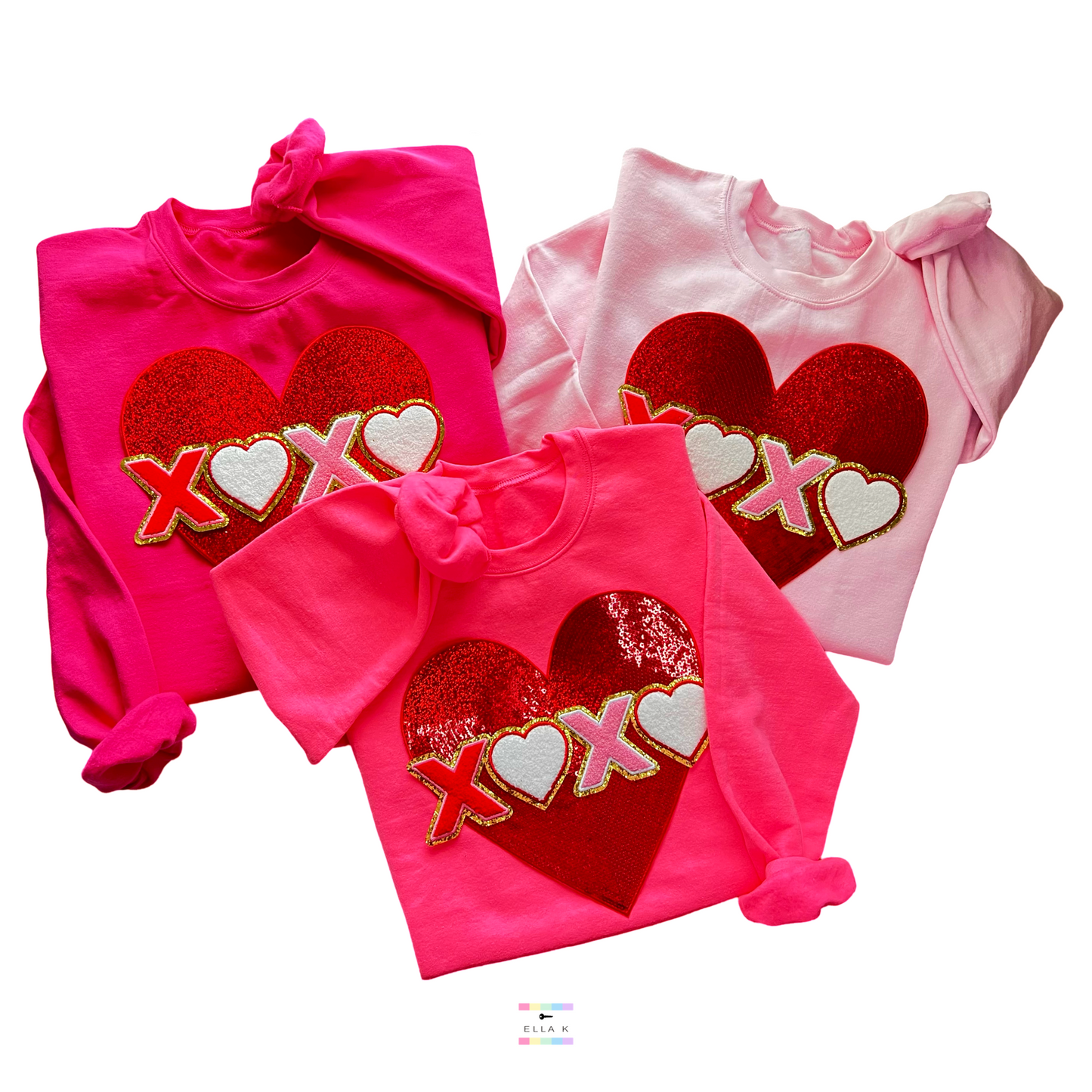 XOXO Red Heart V-Day Sweatshirt