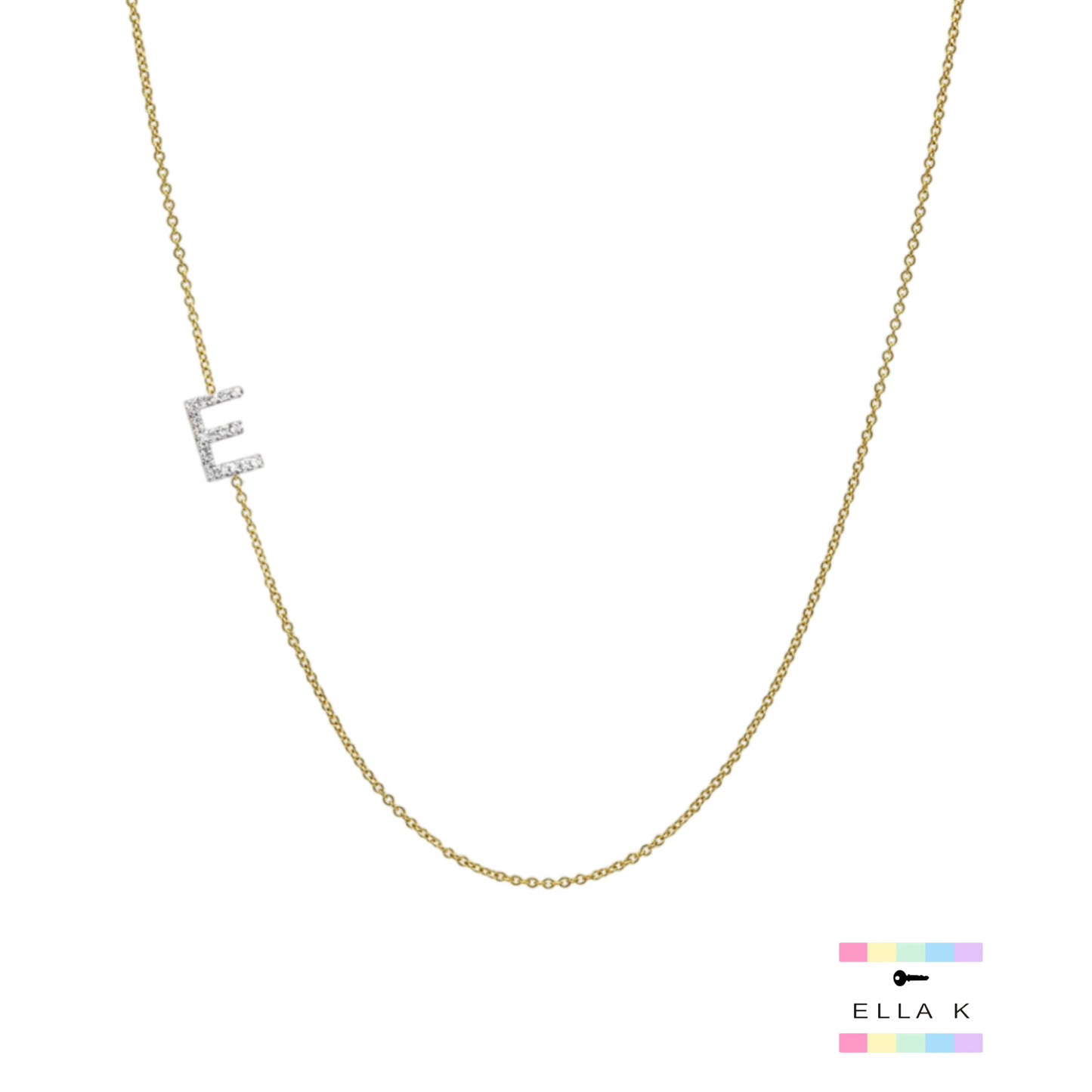 The Original Pave Initial Necklace
