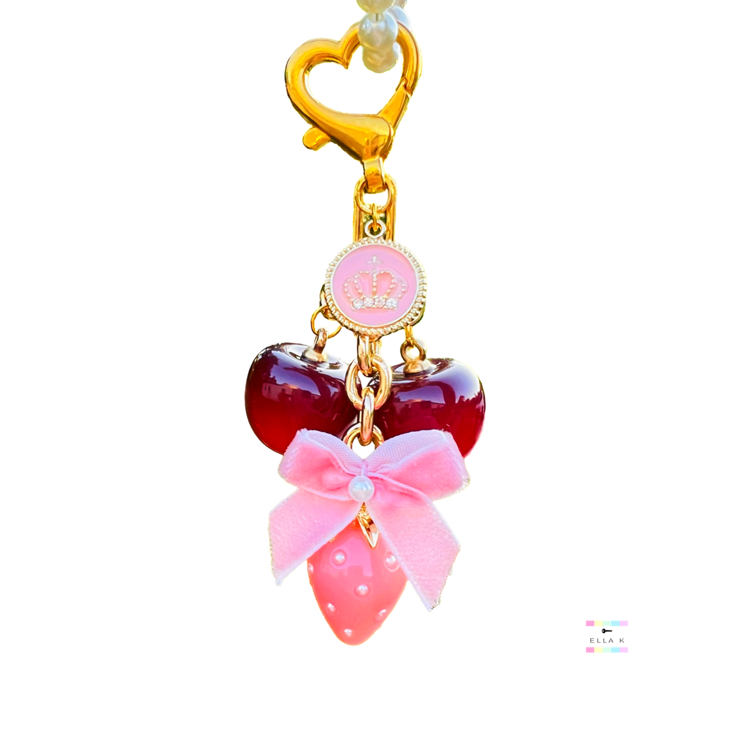 Crown Orchard Coquette Bow Bag Charm
