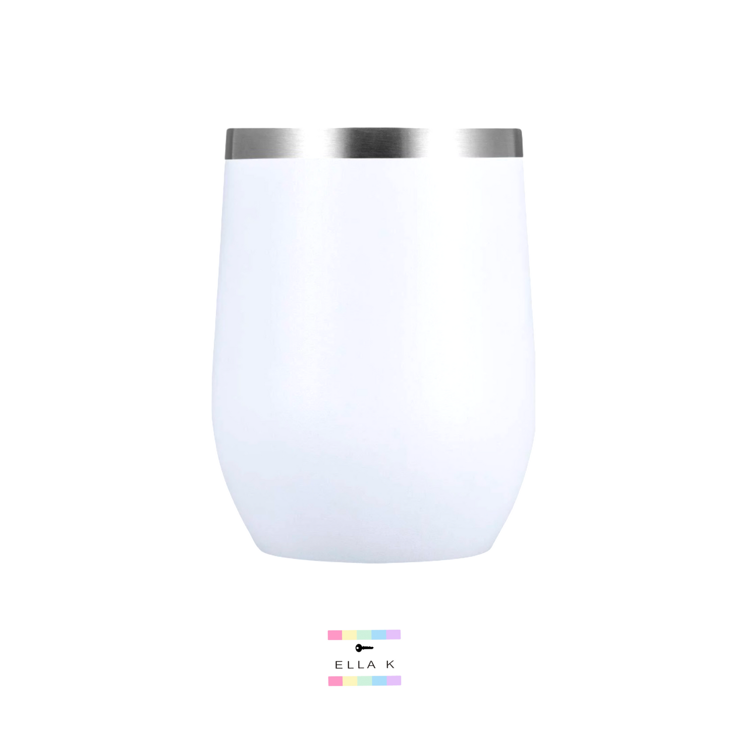 Pickleball Gingham Stripes Coquette Bow Wine Tumbler