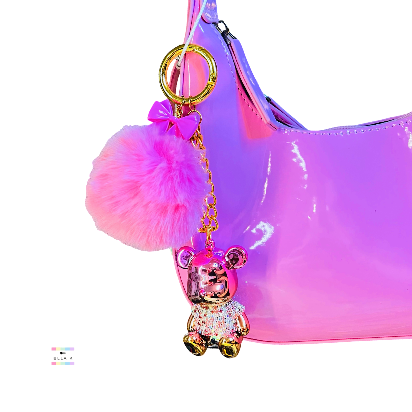 Gemmy Bear Bag Charm