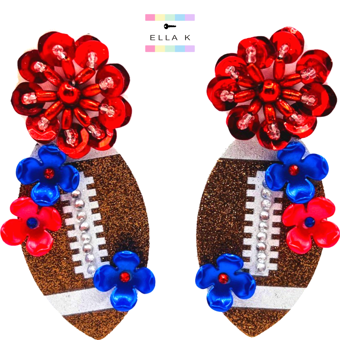 “Hotty Toddy” Football Earrings