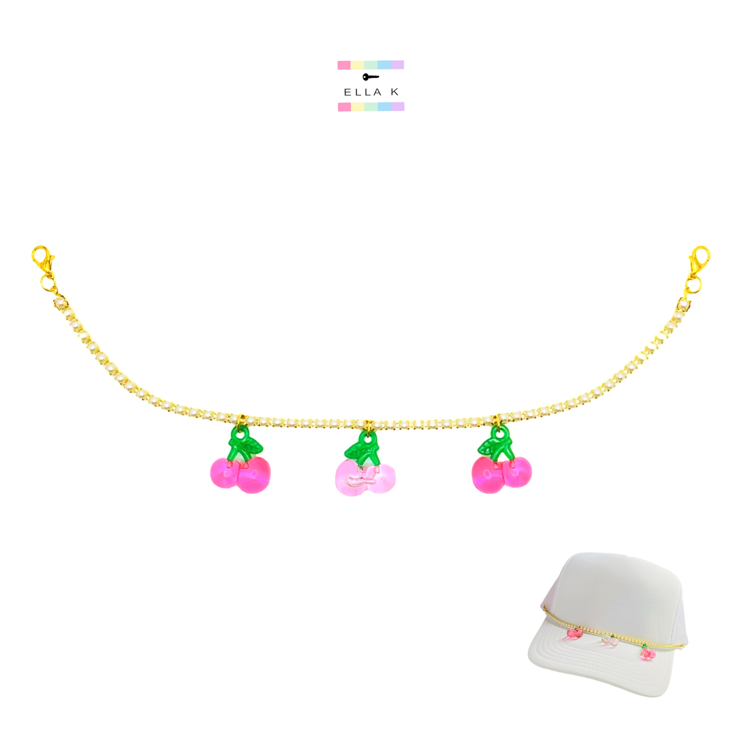 Design Your Own Trucker Hat Charm Chain