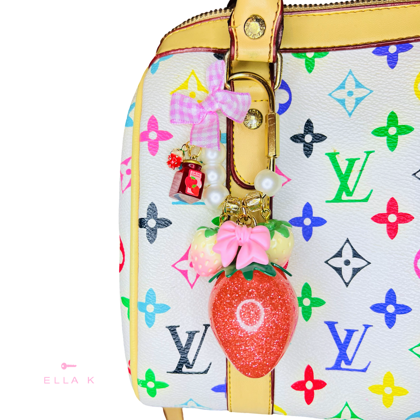 Strawberry Preserves Bag Charm