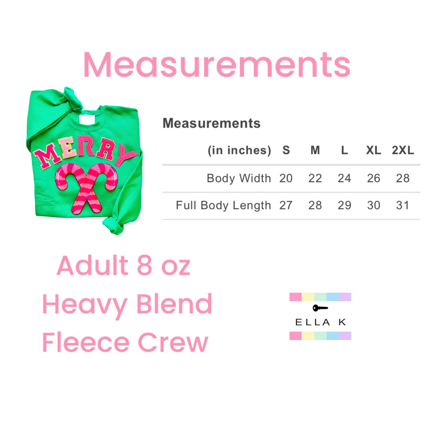 Preppy Pink Candy Cane Merry Christmas Sweatshirt