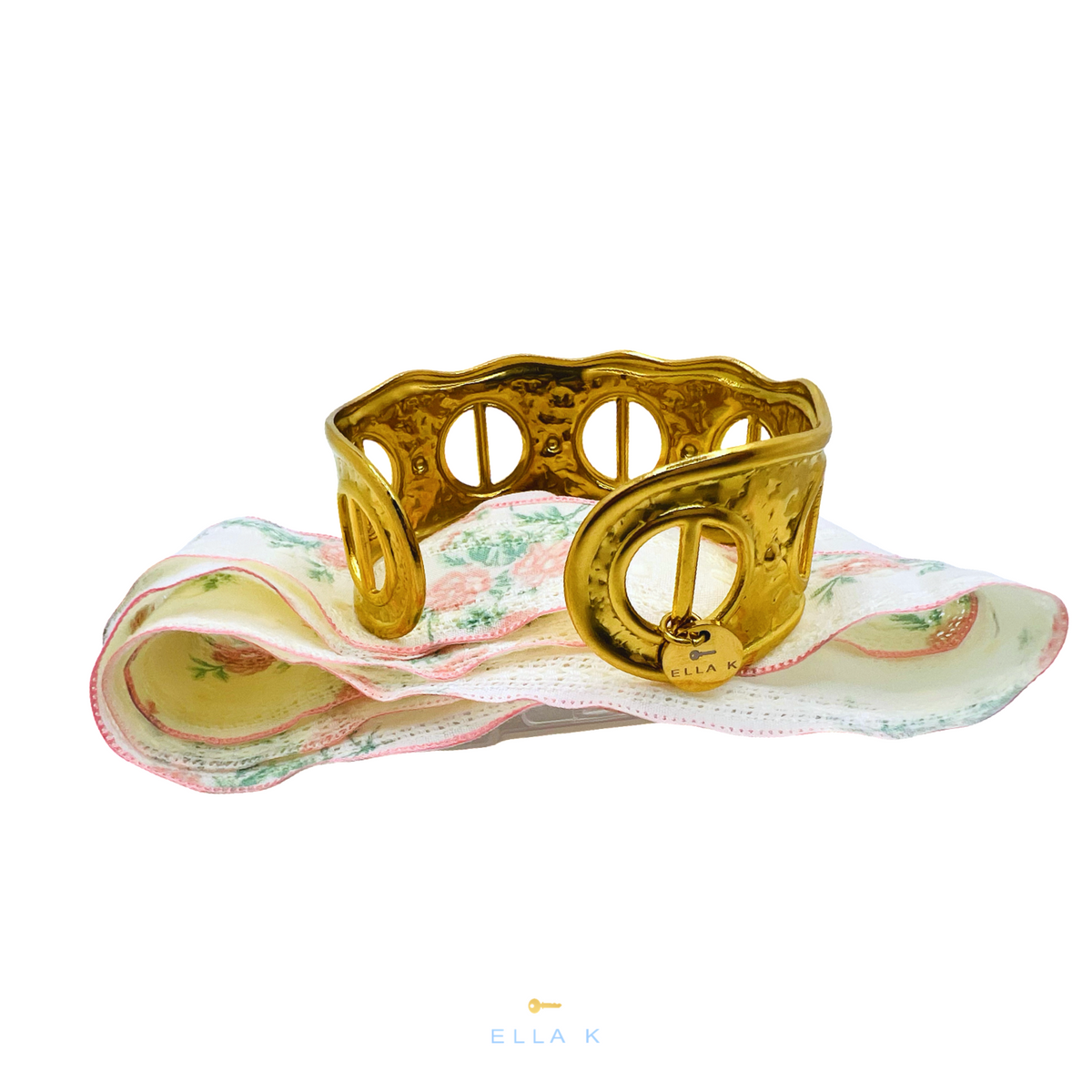 Gilded Goddess Cuff Bracelet