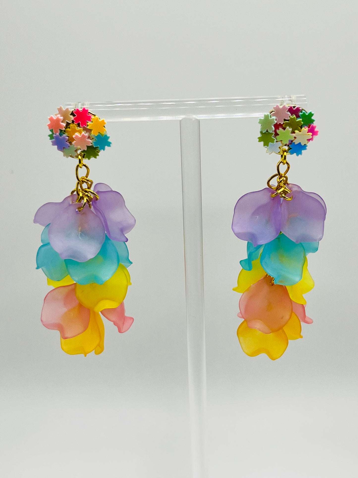 Pastel Petal Earrings