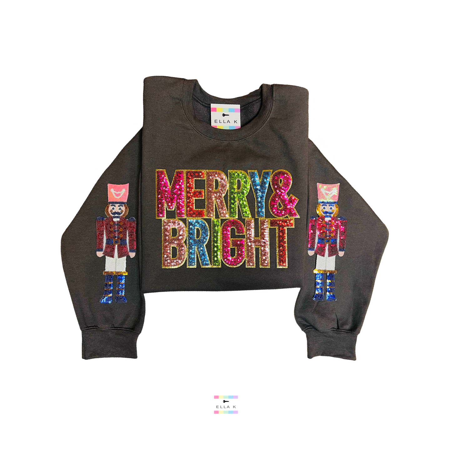 Merry & Bright Nutcracker Christmas Sweatshirt