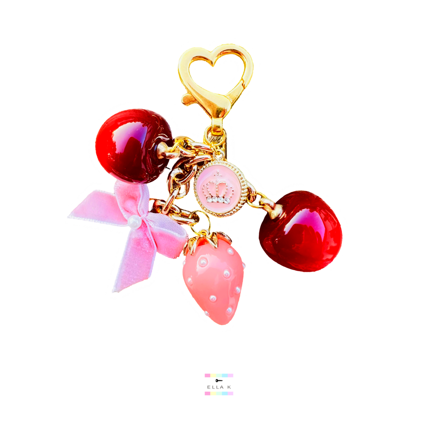 Crown Orchard Coquette Bow Bag Charm