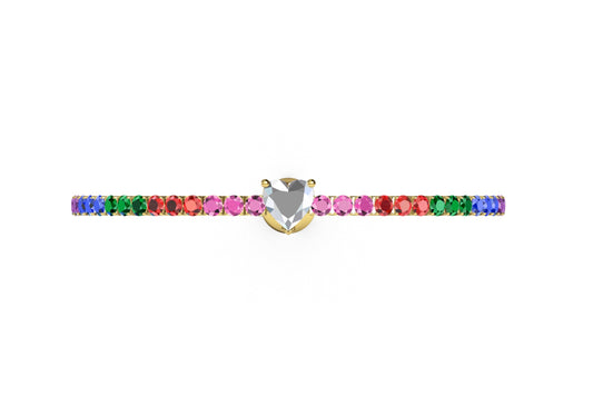 His Promise Rainbow Bracelet