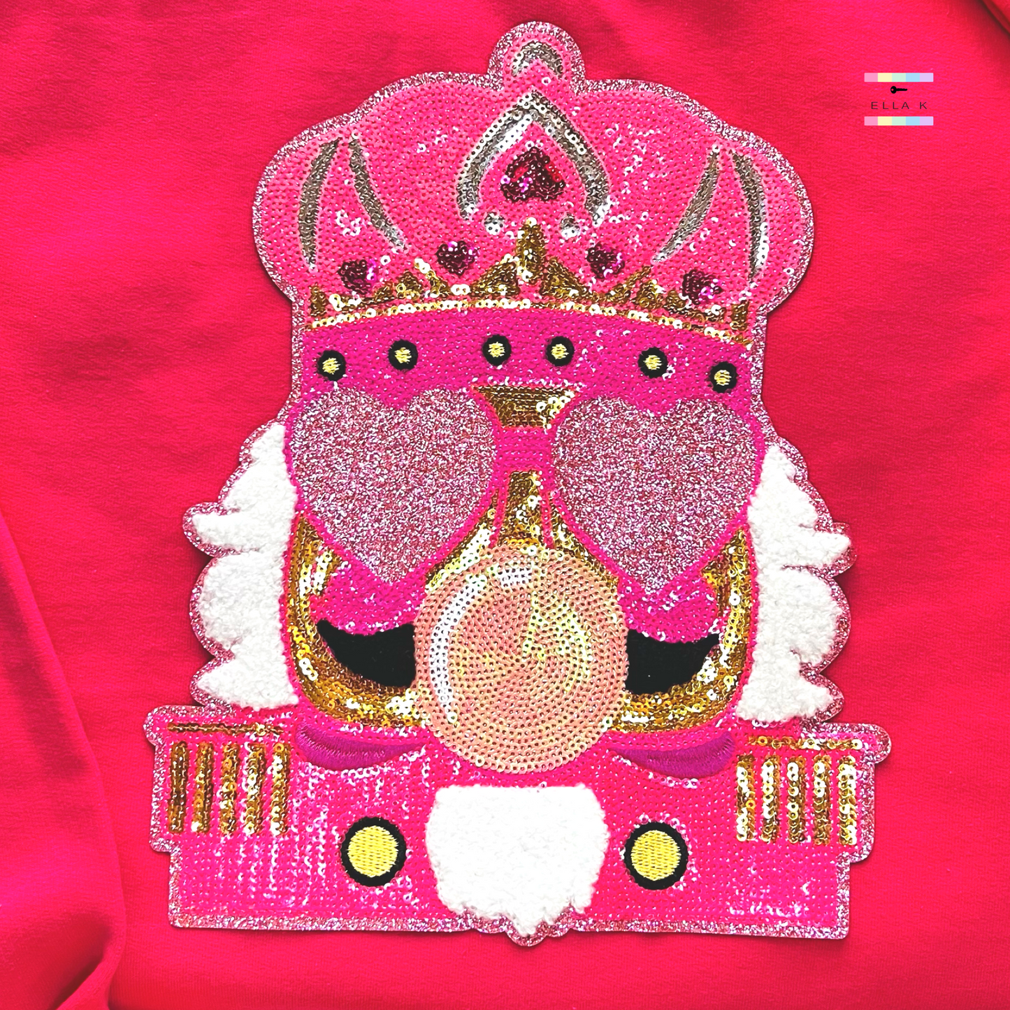 Bubble Gum Nutcracker King Christmas Sweatshirt