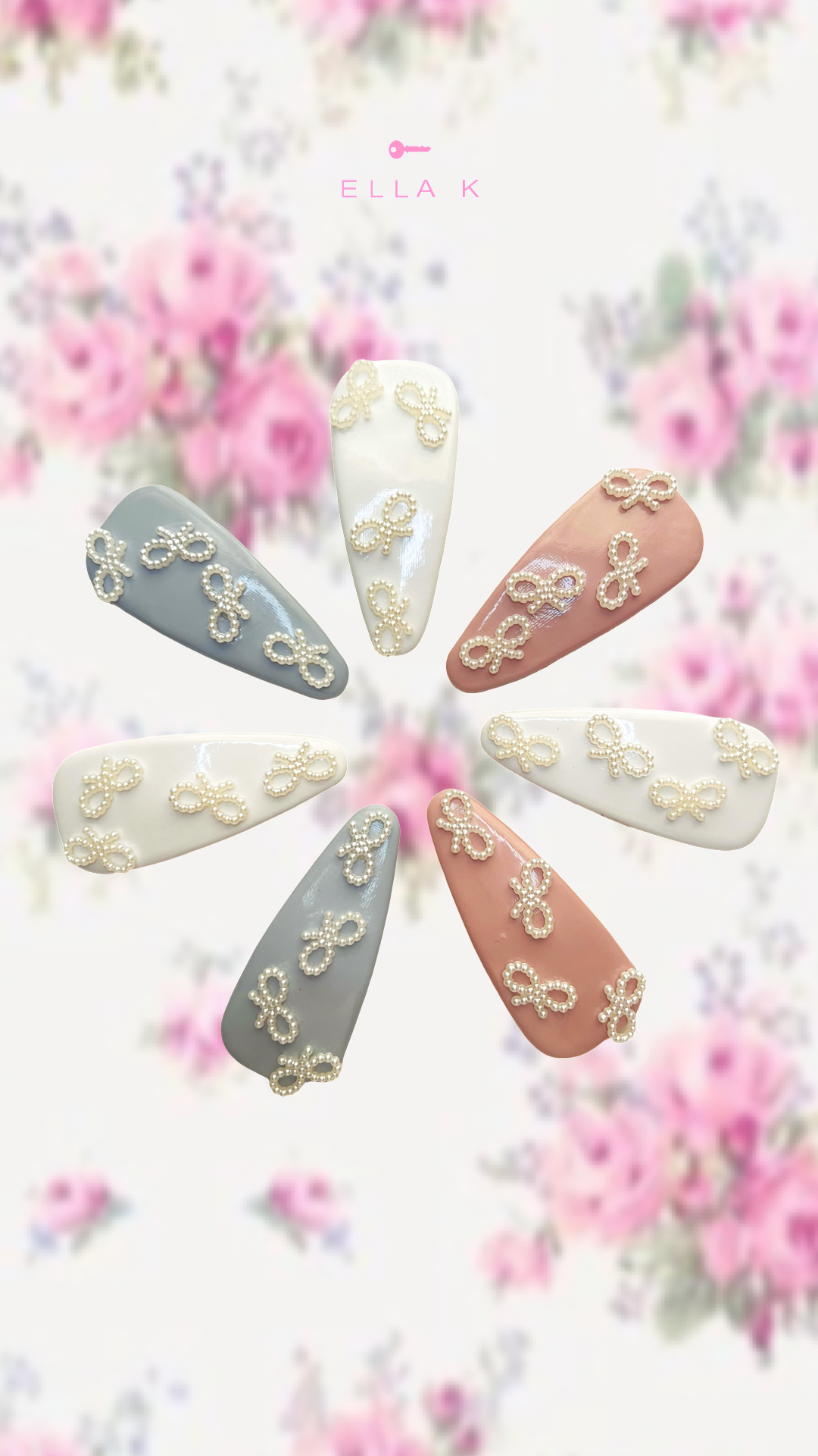 Coquette Pearl Cloud Bow Hair Clip