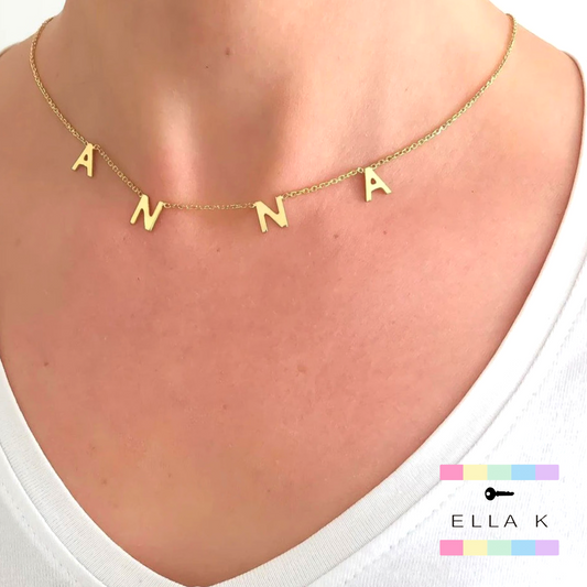 The Original Letter Name Necklace