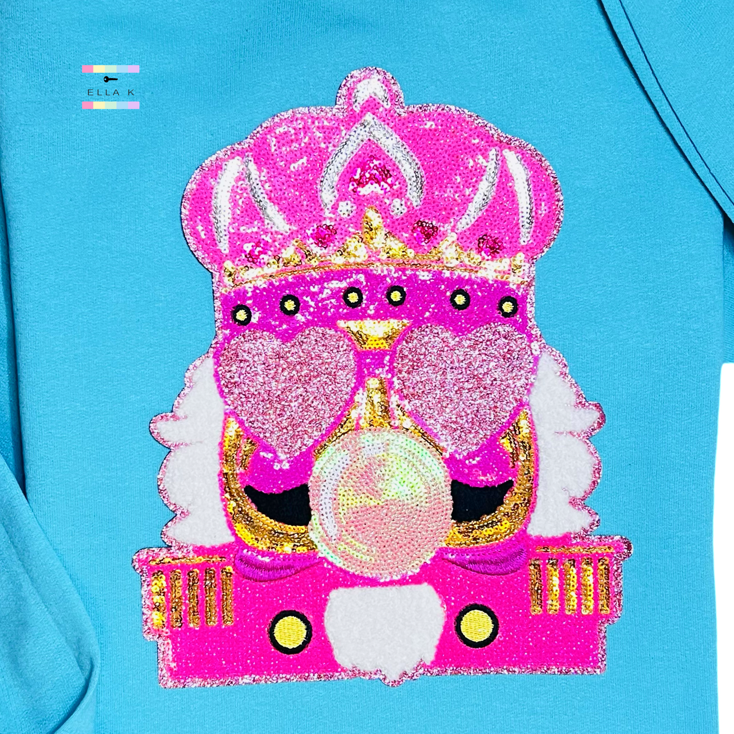 Bubble Gum Nutcracker King Christmas Sweatshirt