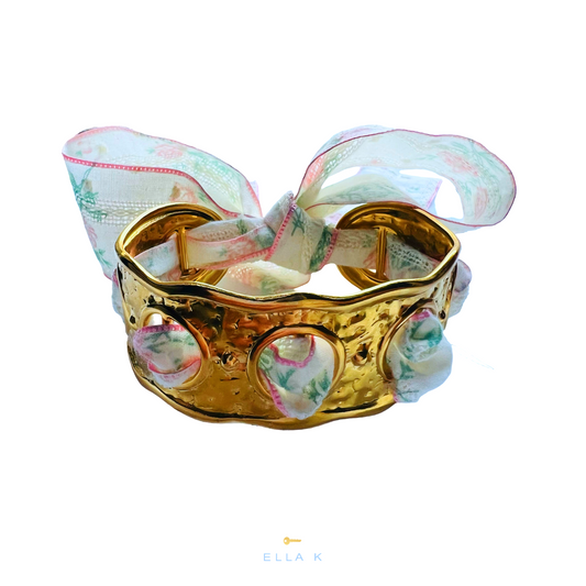 Gilded Goddess Cuff Bracelet