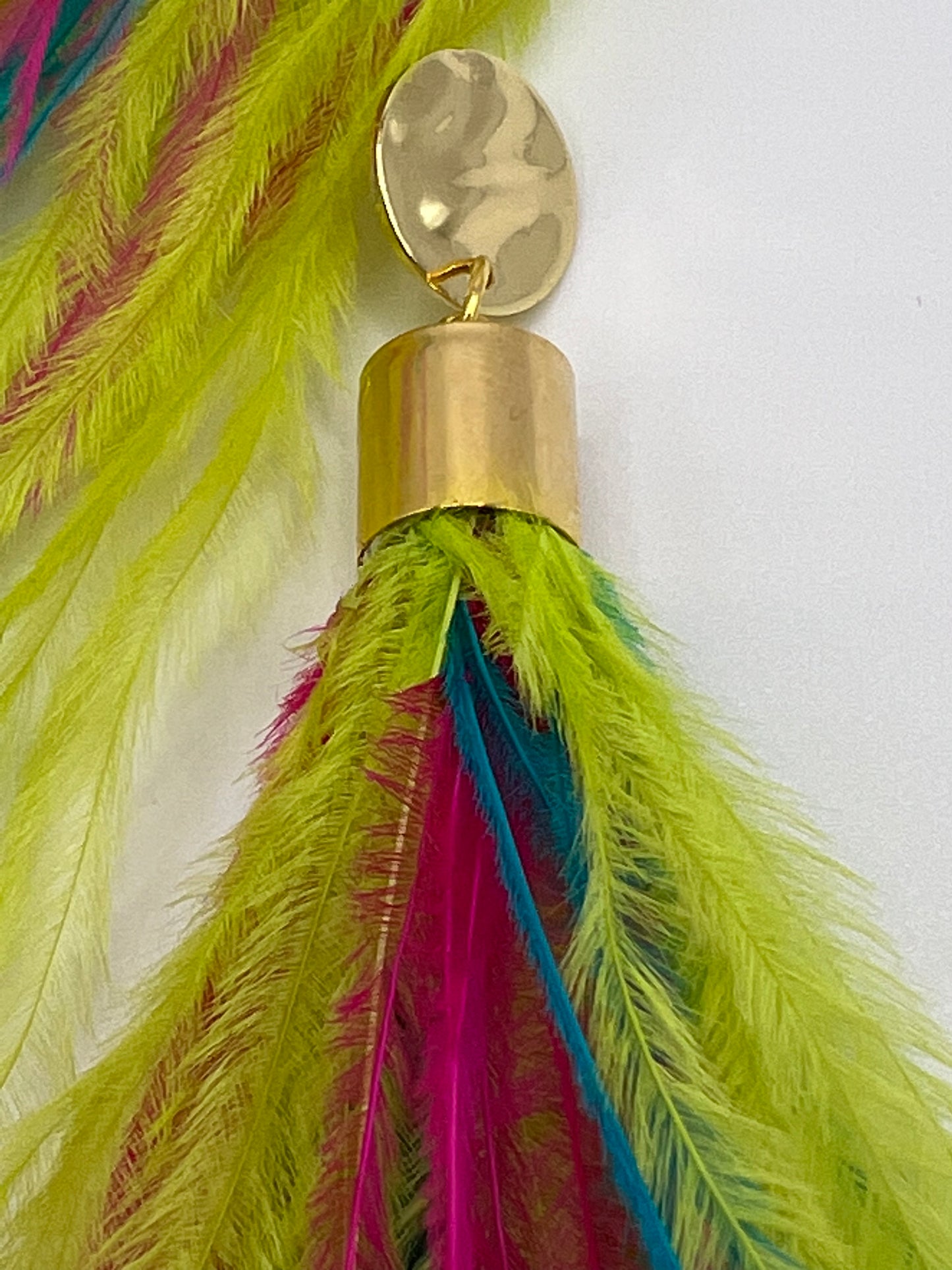 Feather Earrings - Carnival Collection