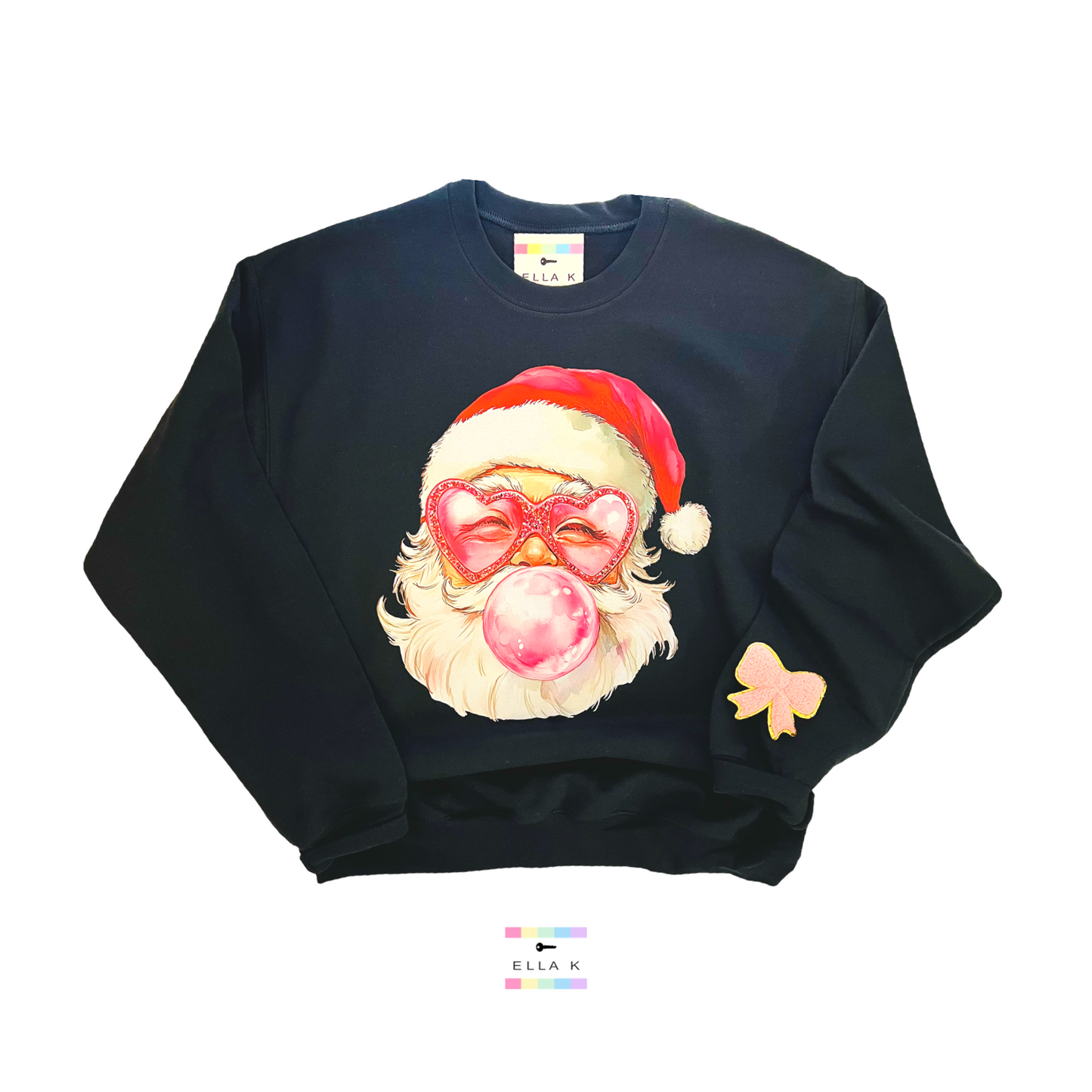 Bubble Gum Santa Sweatshirt