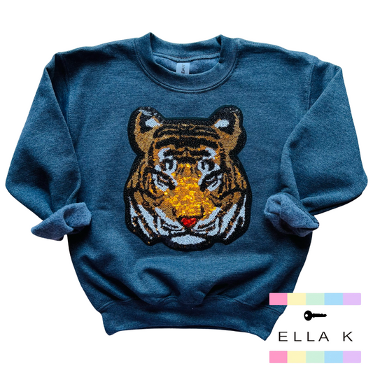 Mini Kids Sequin Tiger