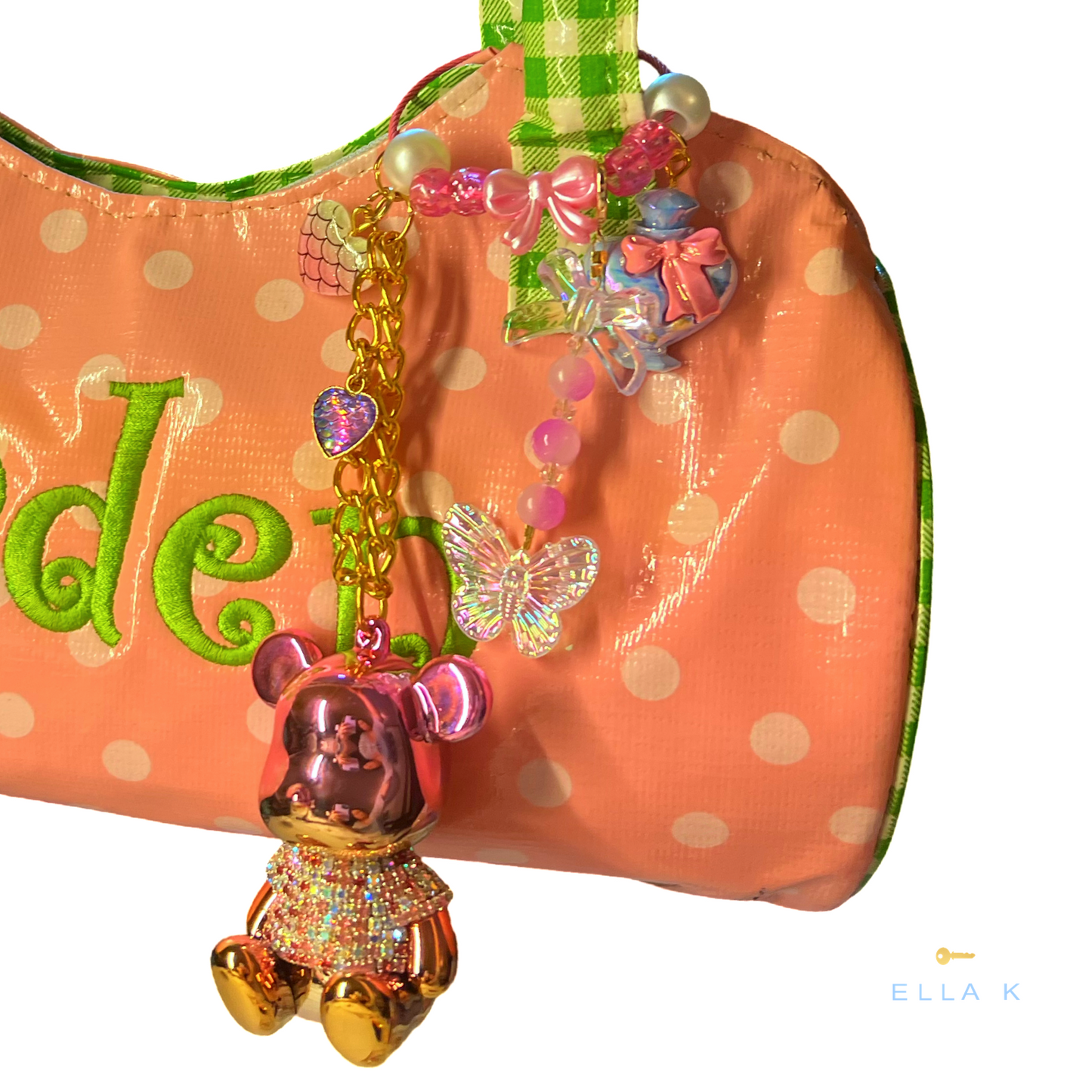 Gemmy Girl Bear Charm Edit Bag Charm