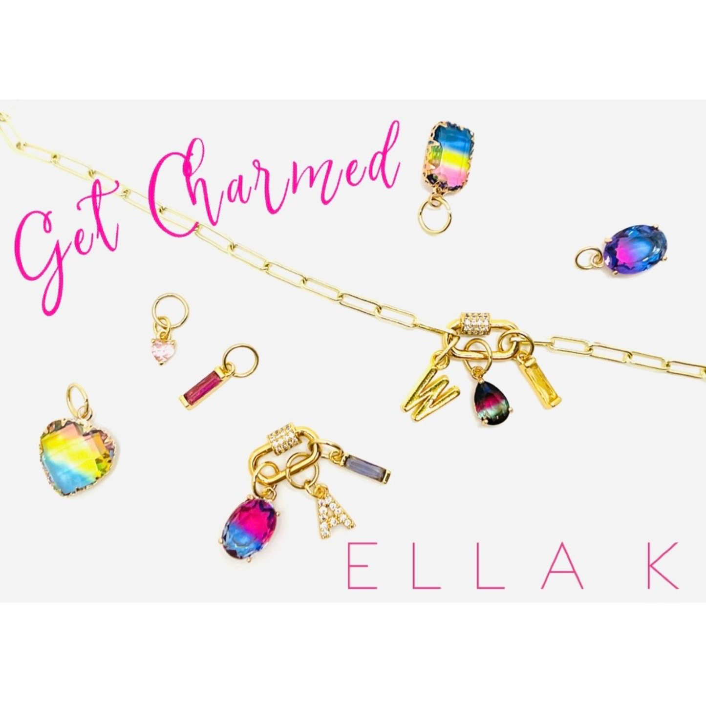 Get Charmed Gold Initials