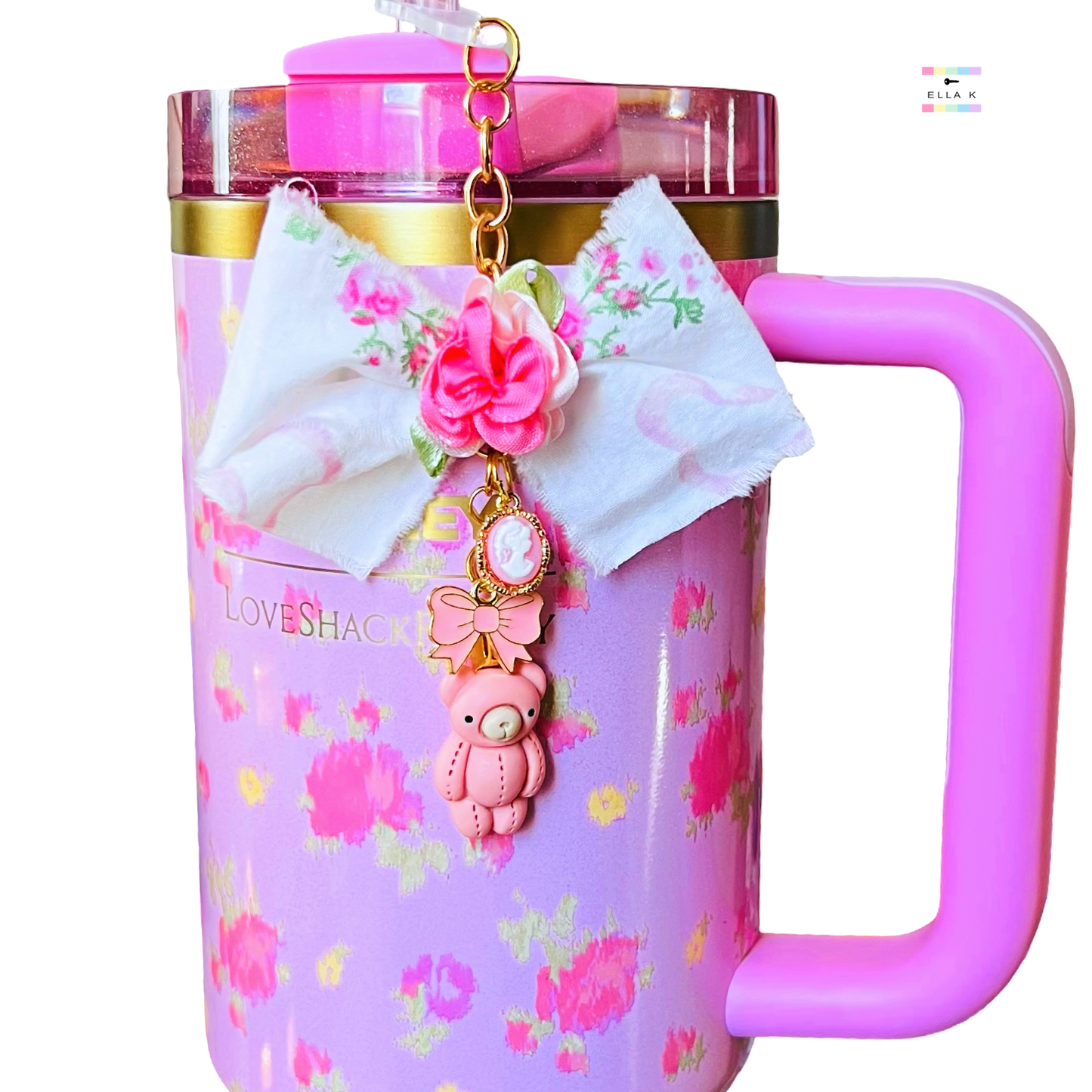 Design Your Own Fancy Coquette Cup Charm