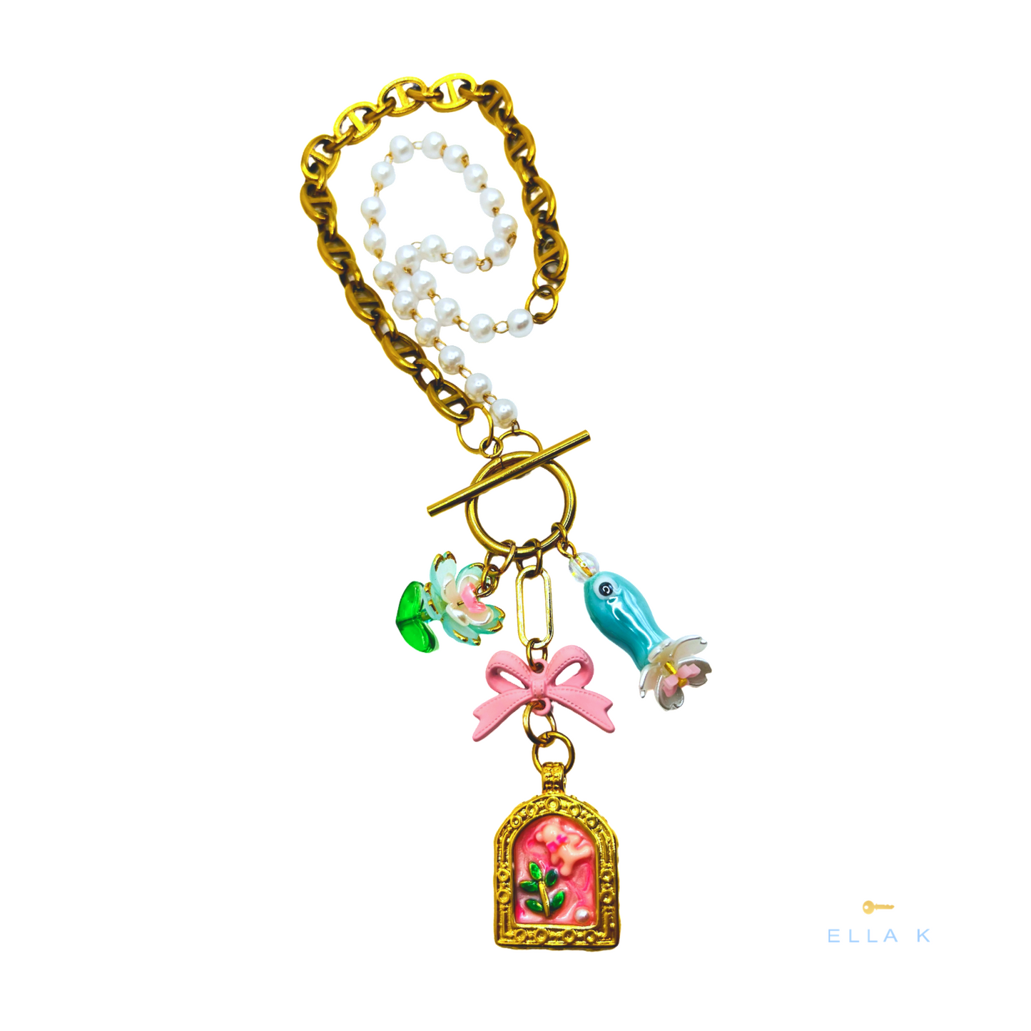Harbor Pearl Charm Necklace