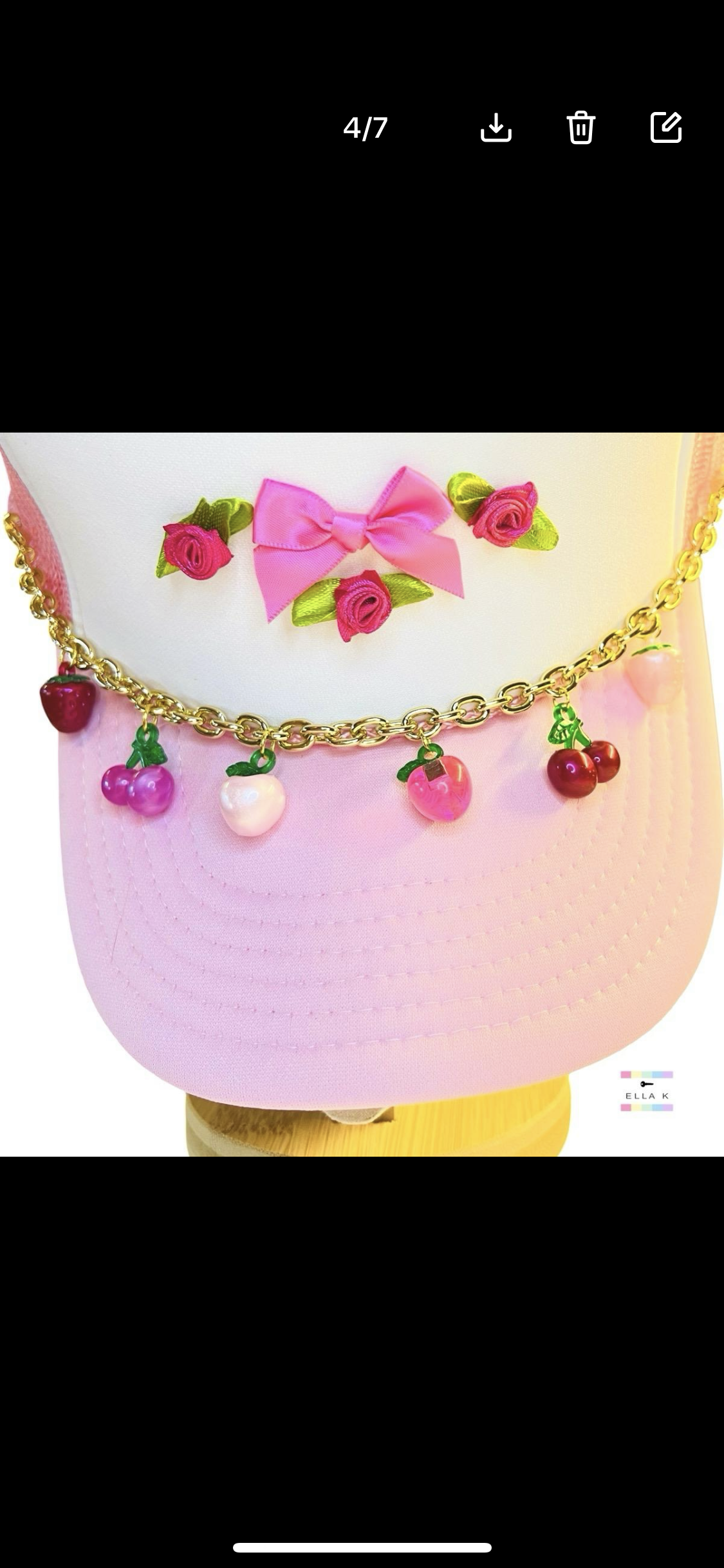 Juicy Fruit Trucker Hat Charm Chain
