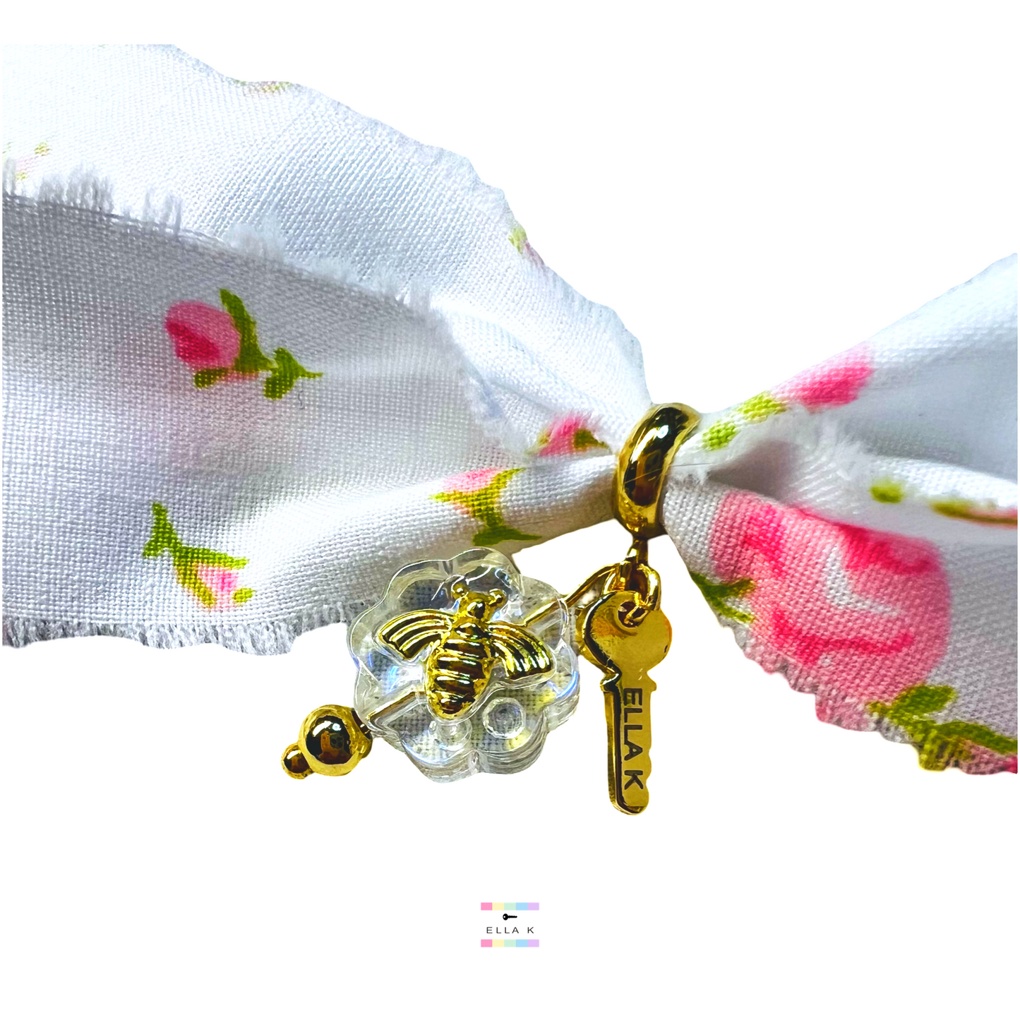 Ballet of the Fancy Bees Button Charm Bracelet