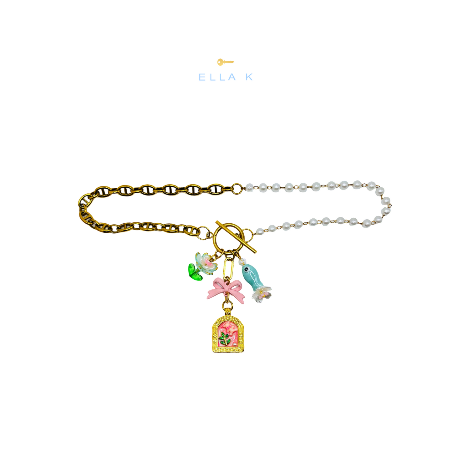 Harbor Pearl Charm Necklace