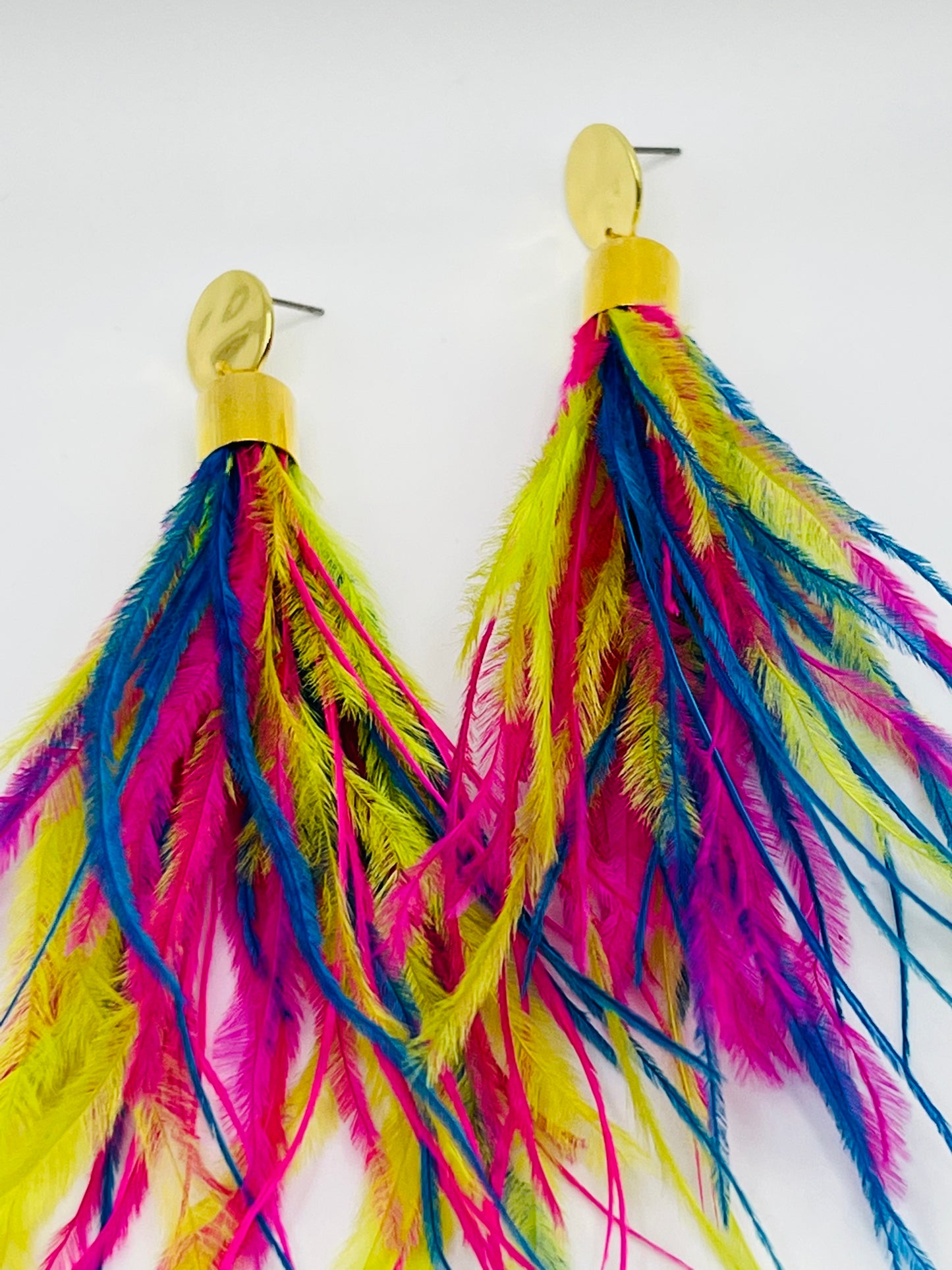 Feather Earrings - Carnival Collection