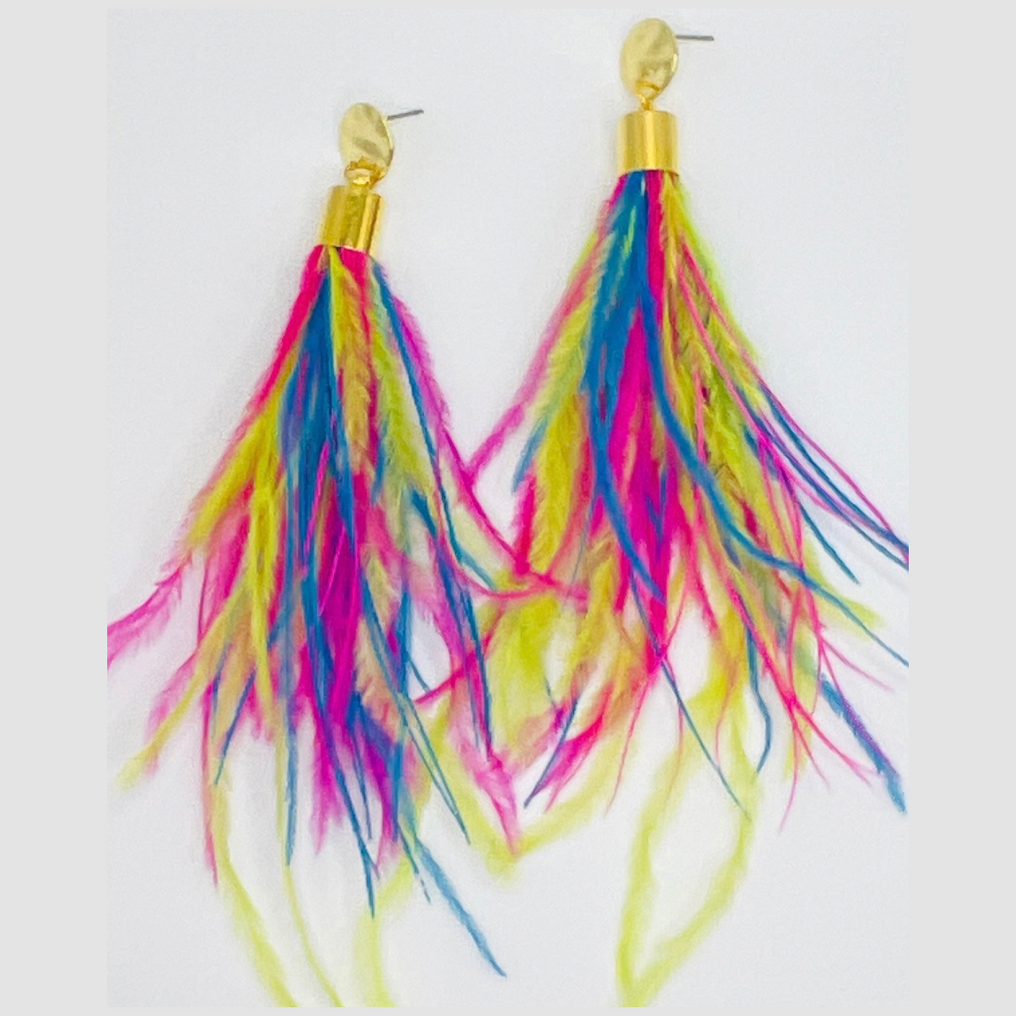 Carousel Feather Earrings