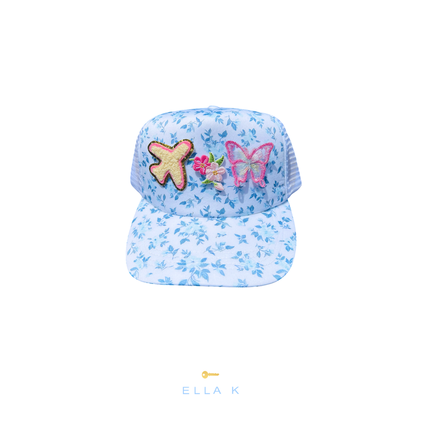Wildflower Cottage Rose Trucker Hat