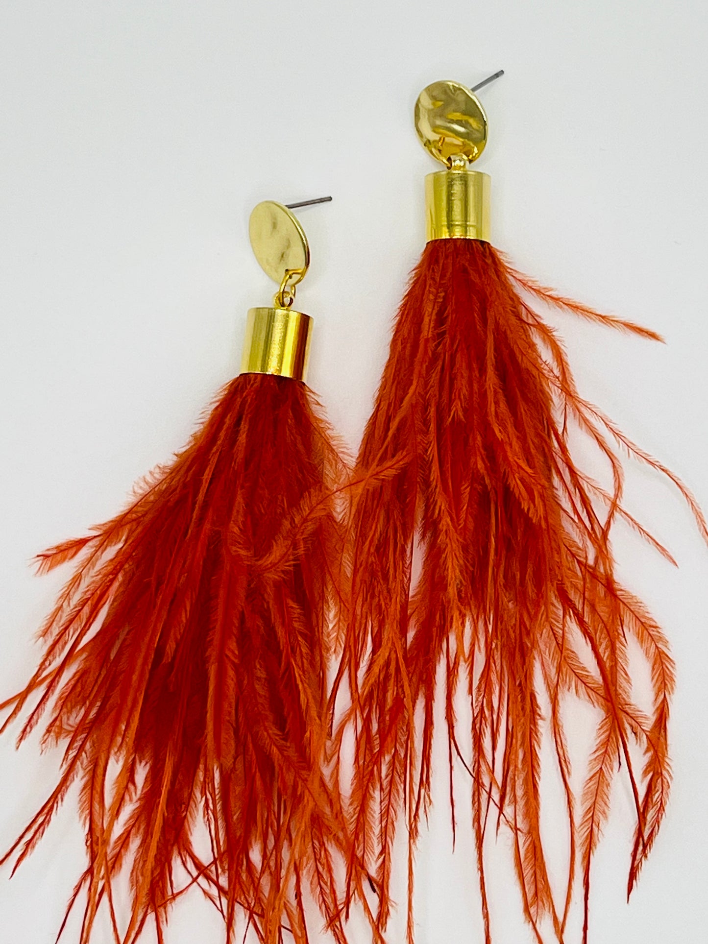 Neon Feather Earrings