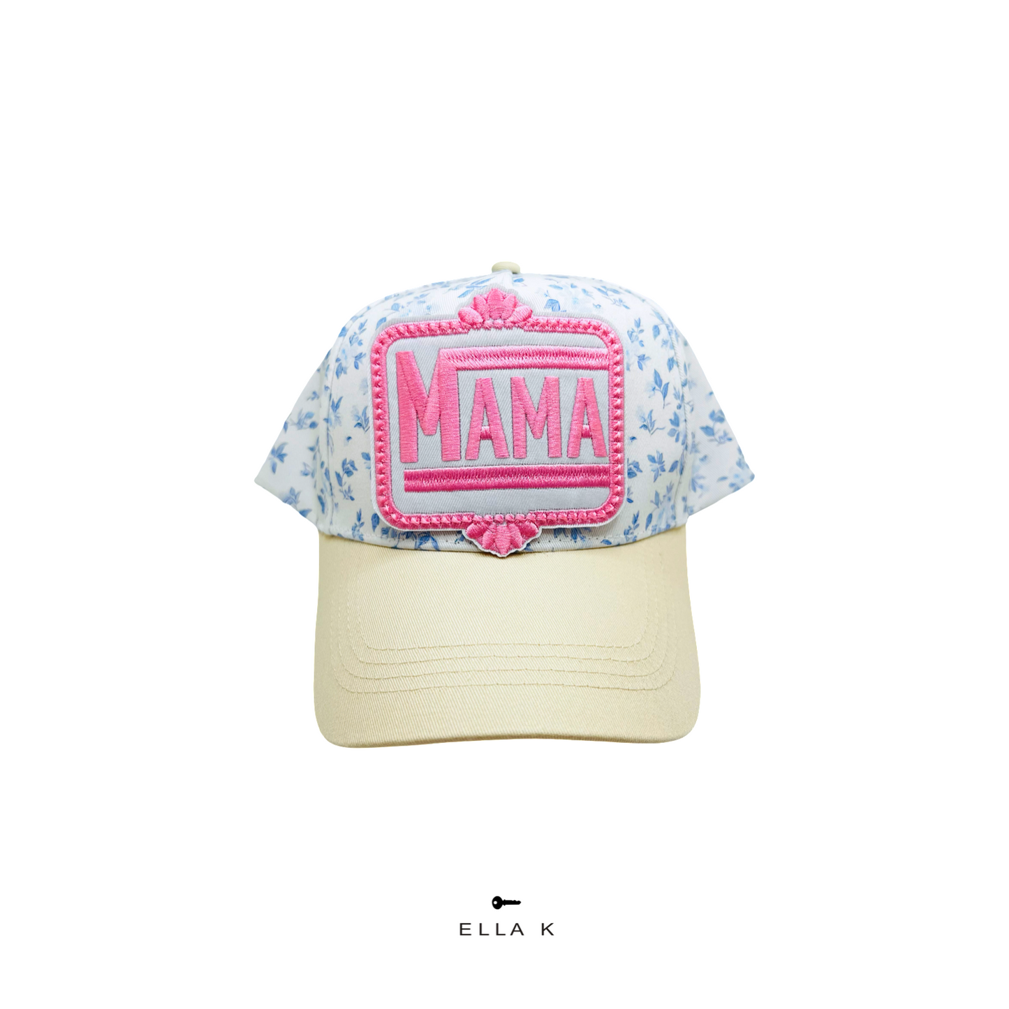 Wildflower Cottage Rose EmbroideredMama Hat